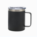 Customized 10oz With Handle  Thermos Coffee Mugs Reusable Stainless Steel Tumbler Double Wall  With Lid